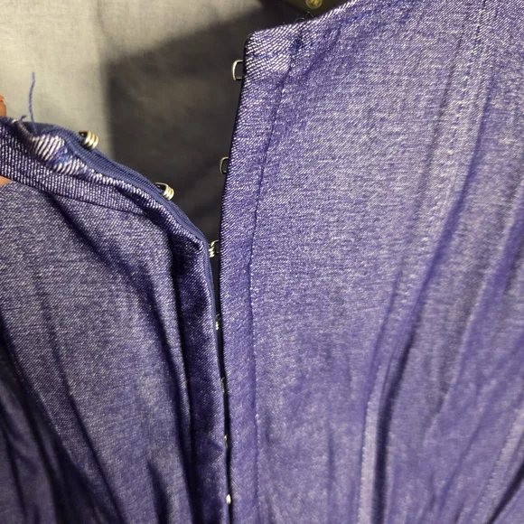 Women's Purple Corset Top - Picture 3 of 11